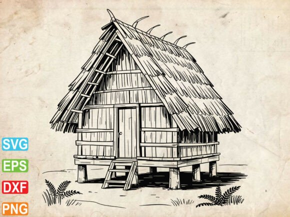 Bamboo House SVG: A Versatile Design Asset for Crafts and Branding