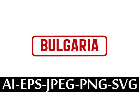 BULGARIA Rubber Stamp Design Vector – A Versatile Freebie for Creative Projects