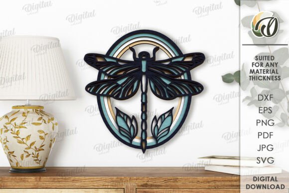 Decorative Layered Wall Art – A Versatile Graphic Design Freebie for Branding
