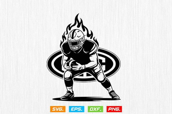 Football Player SVG: A Versatile Design Asset for Crafts and Graphics