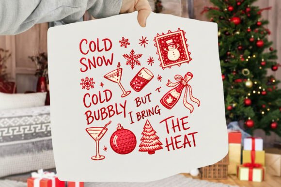 Funny Christmas Cocktail Humor PNG: A Festive Graphic Design Freebie for Marketers