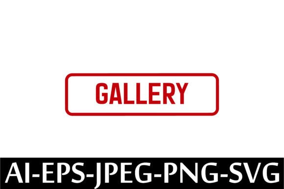 GALLERY Rubber Stamp Design Vector: A Graphics Freebie for Local Branding