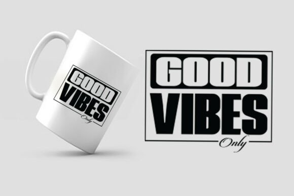 Good Vibes Only Typography SVG: A Graphics Asset for Crafts and Creative Websites