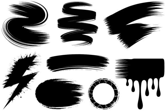 Grunge Brush Paint Stroke SVG Bundle Review for Real Projects