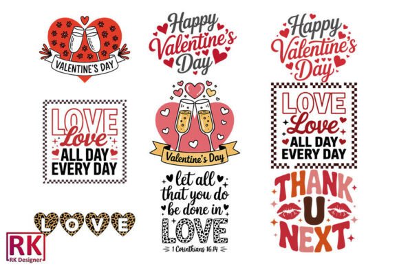 Happy Valentine’s Day SVG Bundle for Crafts and Graphics