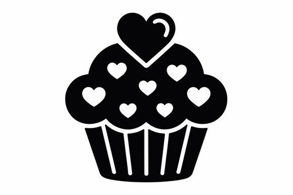 Heart Cupcake SVG: A Sweet Addition to Crafts and Graphics Projects