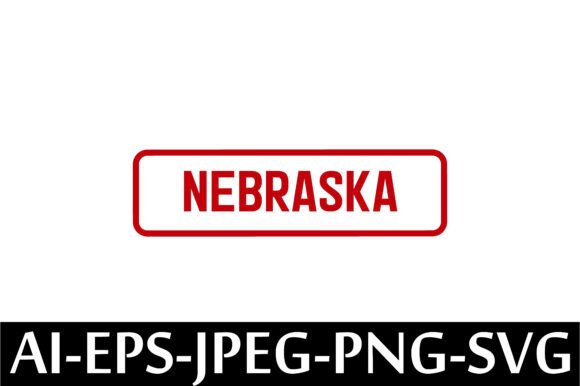 NEBRASKA Rubber Stamp Design Vector: A Freebie Worth Considering for Creative Projects