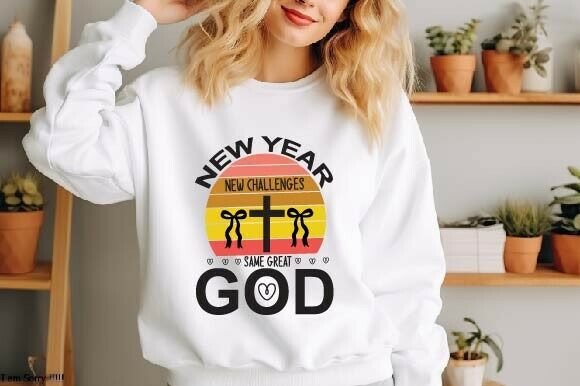 New Year New Challenges Same Great God: A Graphic Design Asset for Local Business Branding