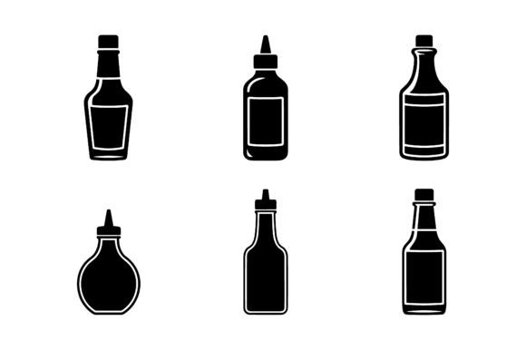 Sauce Condiment Bottle Icon Set EPS: A Designer’s Honest Take