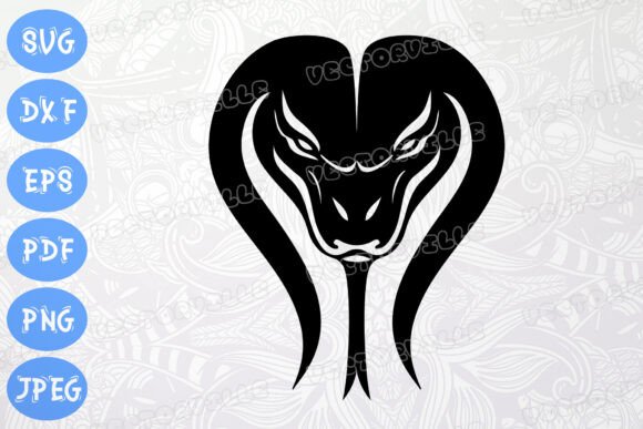 Snake Head Silhouette SVG for Cricut: A Bold Graphic Design Freebie