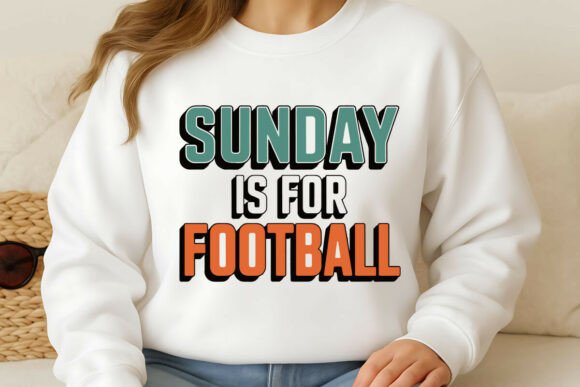 Sunday is for Football PNG: A Great Graphic Design Freebie for Handmade Projects