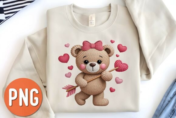 Valentine Day Teddy Bear Png Yarn Cupid: A Graphic Design Freebie Worth Considering