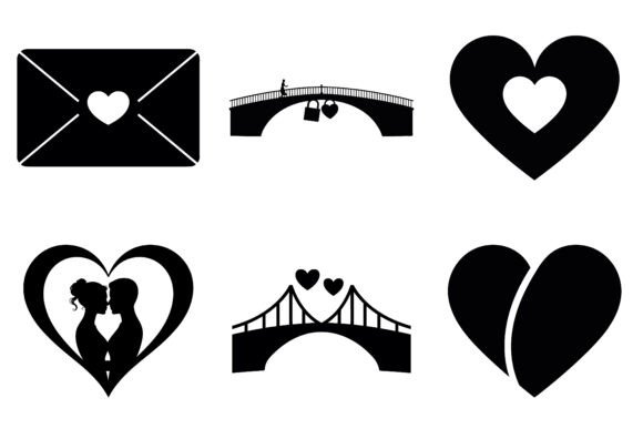 Valentine’s Day Silhouette Vector Bundle: A Versatile Graphic Design Freebie