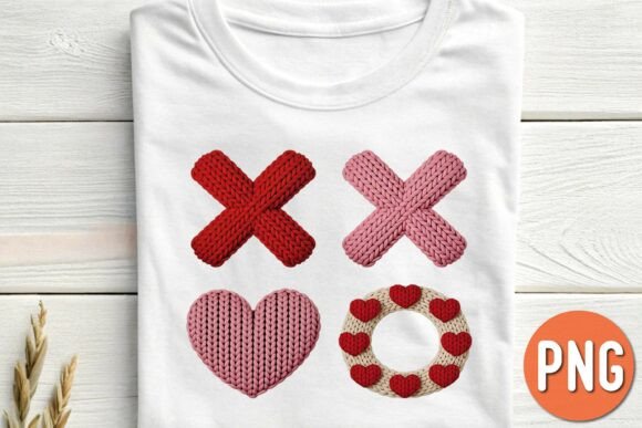 Yarn Puff Valentine XO Heart Wreath PNG: A Versatile Design Freebie for Creative Projects